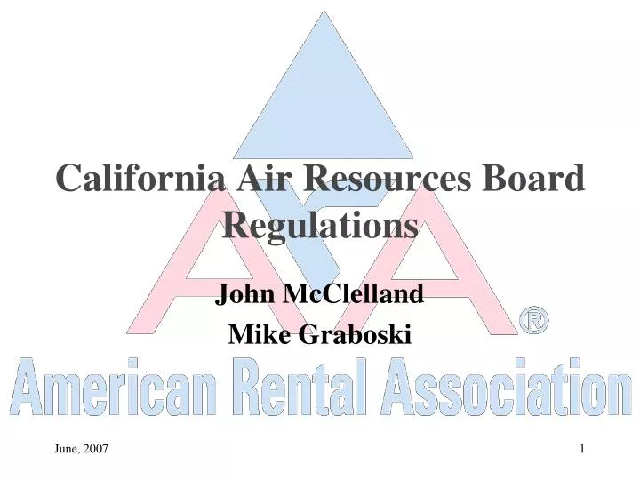 california air resources board regulations