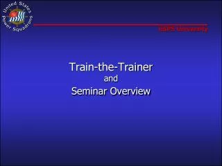 Train-the-Trainer and