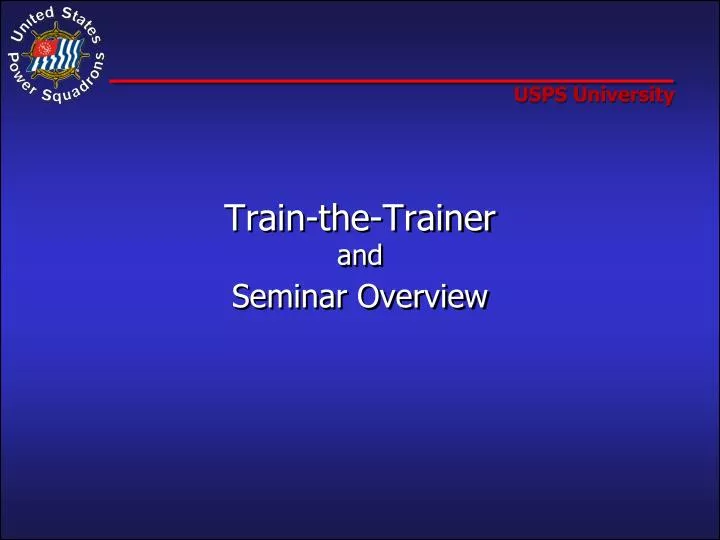 train the trainer and