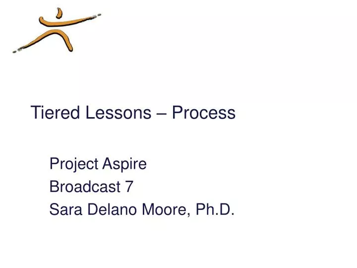 tiered lessons process