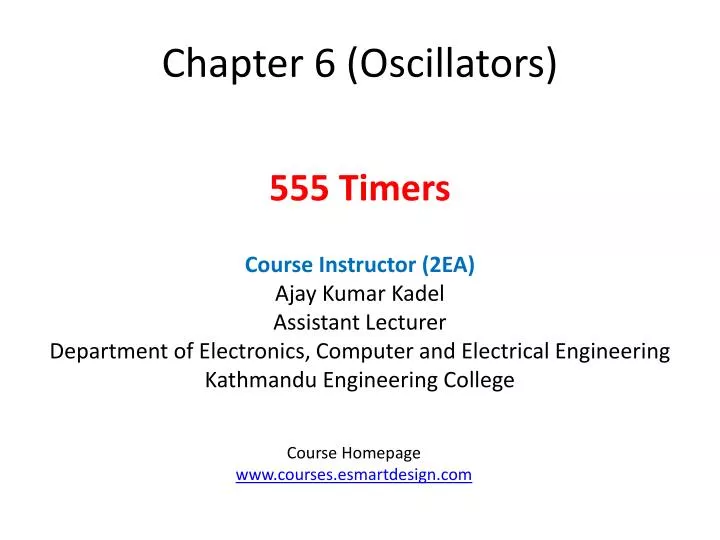 chapter 6 oscillators