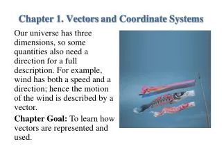 Chapter 1. Vectors and Coordinate Systems
