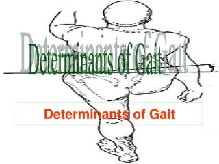 Determinants of Gait