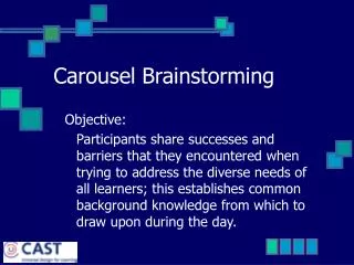 Carousel Brainstorming