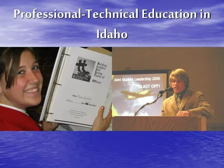 professional technical education in idaho