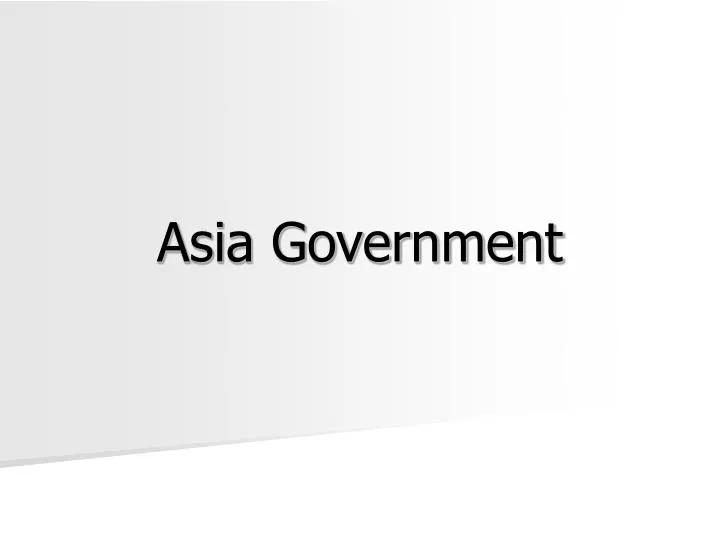 asia government