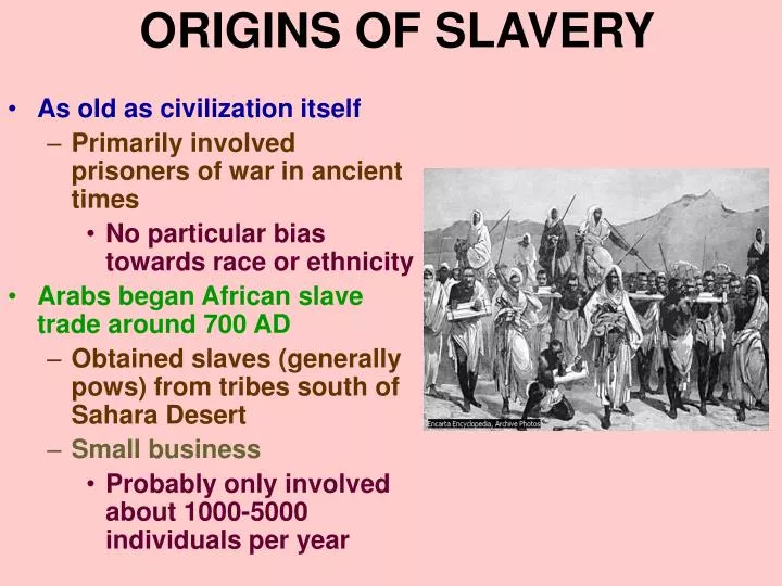 origins of slavery