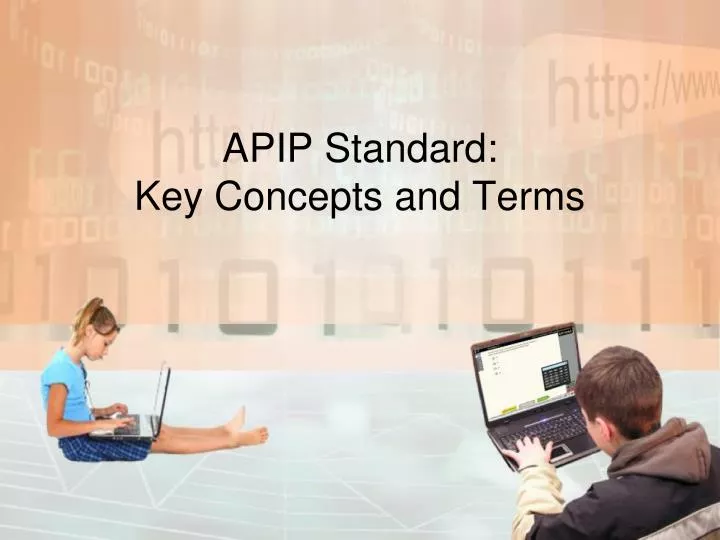 apip standard key concepts and terms