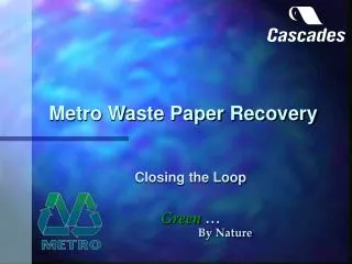 Metro Waste Paper Recovery