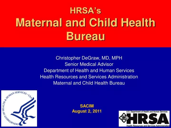 hrsa s maternal and child health bureau