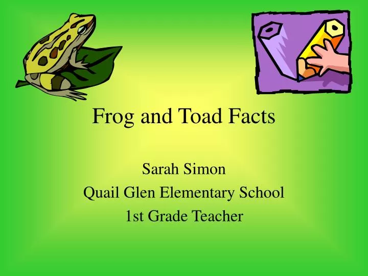 frog and toad facts