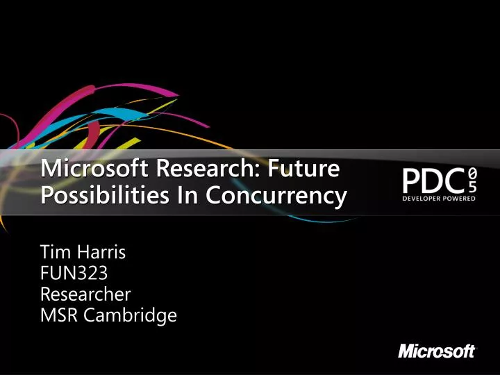 microsoft research future possibilities in concurrency