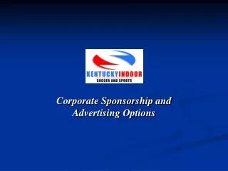 Corporate Sponsorship and Advertising Options