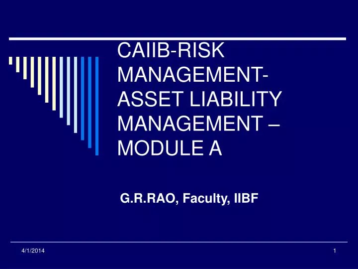 caiib risk management asset liability management module a