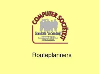 routeplanners
