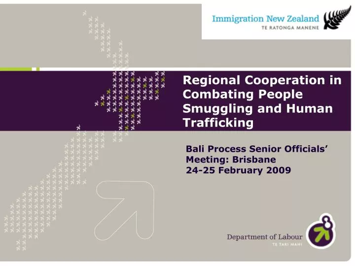 regional cooperation in combating people smuggling and human trafficking
