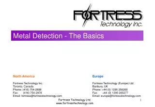 Metal Detection - The Basics