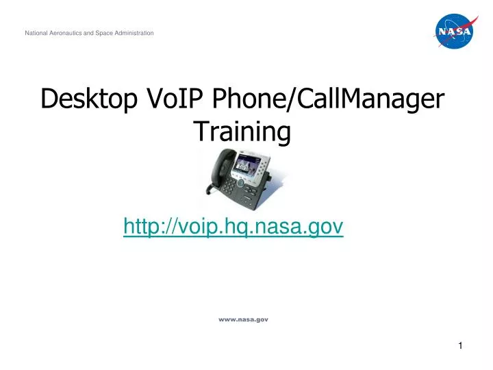 desktop voip phone callmanager training