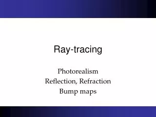Ray-tracing