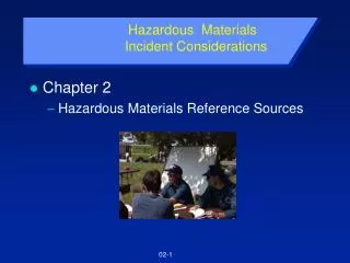 Hazardous Materials Incident Considerations