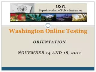 Washington Online Testi ng