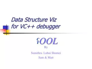 Data Structure Viz for VC++ debugger
