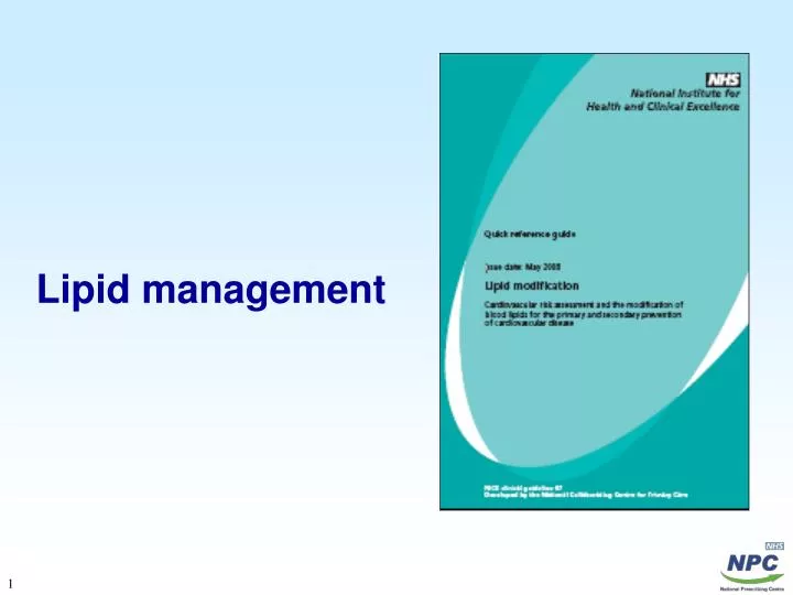lipid management