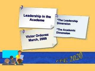 Leadership in the Academe
