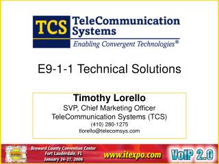 E9-1-1 Technical Solutions