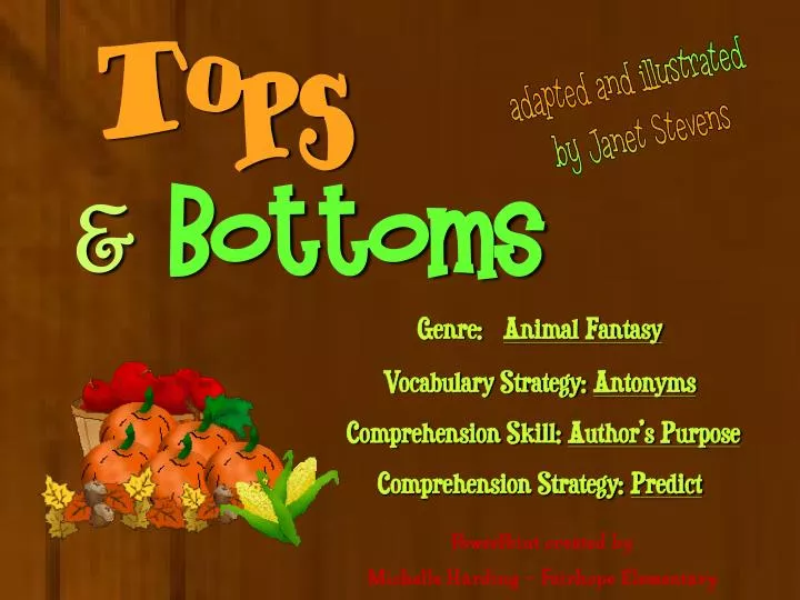 tops bottoms