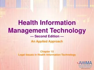 Health Information Management Technology — Second Edition —