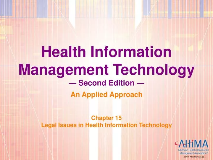 health information management technology second edition