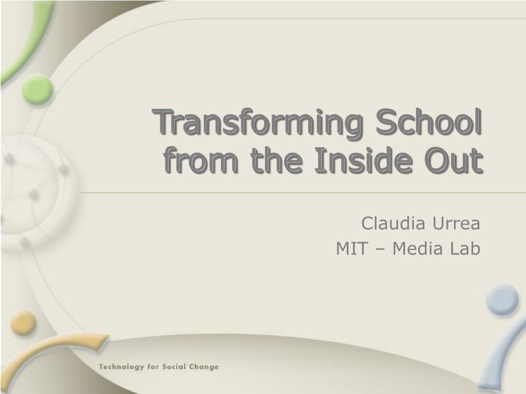 PPT - Transforming Schools from Within: A Holistic Approach to ...
