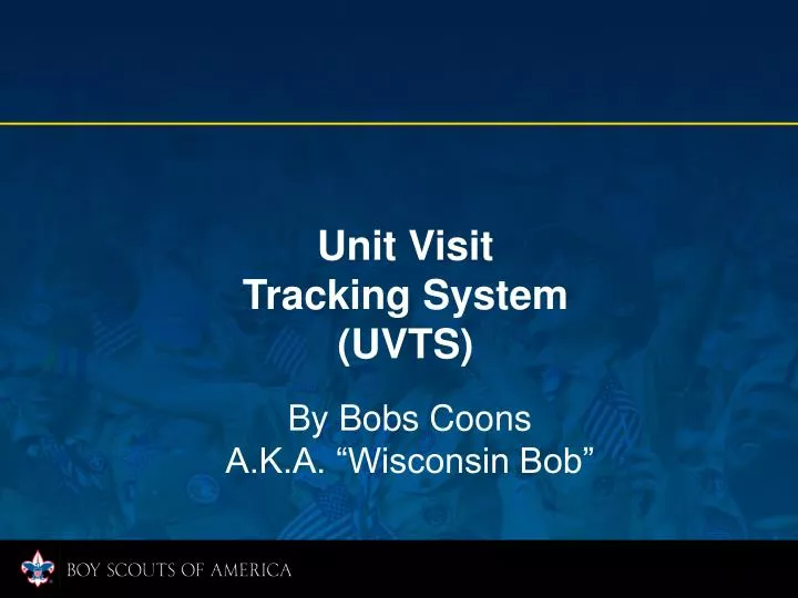 unit visit tracking system uvts