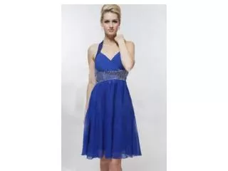 Blue Sweetheart Cocktail Dress on Promonsale.co.uk