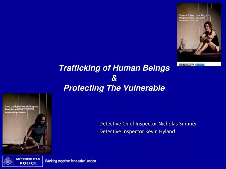 trafficking of human beings protecting the vulnerable