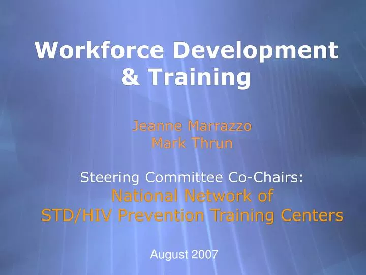 workforce development training