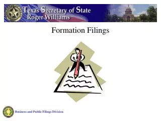 Business and Public Filings Division