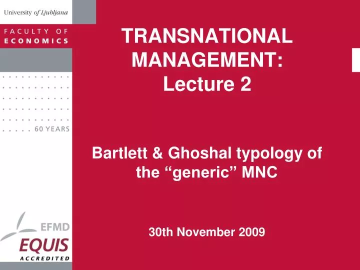 transnational management lecture 2