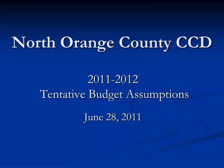 north orange county ccd
