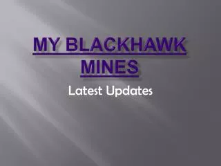 MY BLACKHAWK MINES - Fraud | fraud investigators London, U