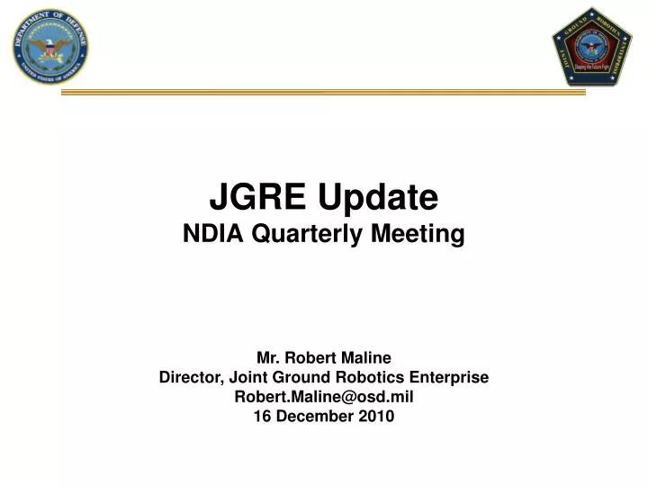 jgre update ndia quarterly meeting