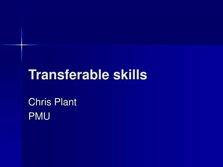 transferable skills