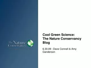 Cool Green Science: The Nature Conservancy Blog