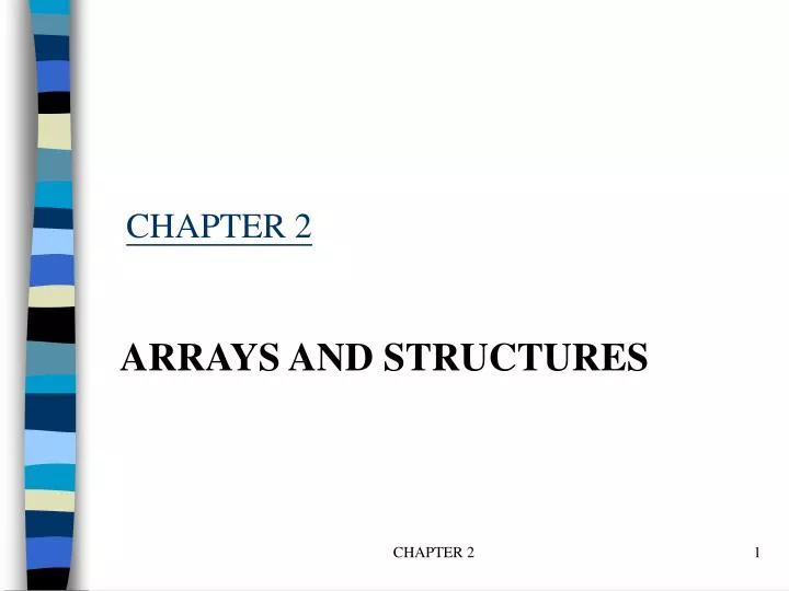 arrays and structures