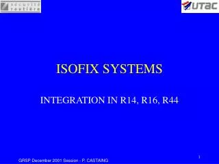 ISOFIX SYSTEMS