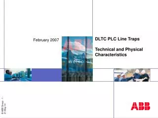 DLTC PLC Line Traps Technical and Physical Characteristics