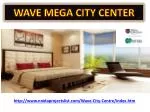 wave city center noida - slide 1