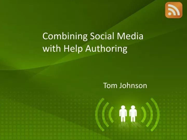 combining social media with help authoring