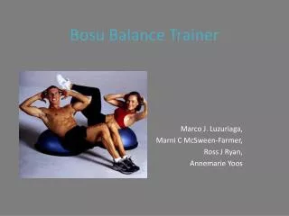 Bosu Balance Trainer